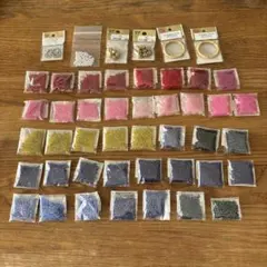 新品未使用　ビーズ　まとめ売り　大量　貴和製作所　パーツクラブ　丸小　メタル
