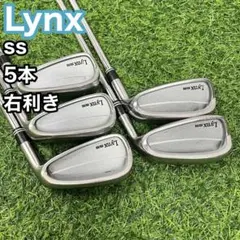リンクス ss 5本 右利き メンズ アイアンセット ゴルフクラブ Lynxのサムネイル