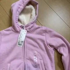 ユニクロキッズ フリースジャケット ピンク 120cm