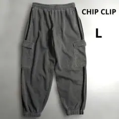 CHIP CLIP　スウェットカーゴパンツ　裏起毛　イージーパンツ　Lサイズ