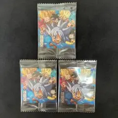 【未開封品】 ドラゴンボール Vジャンプ特別限定付録シール 孫悟空 3枚セット