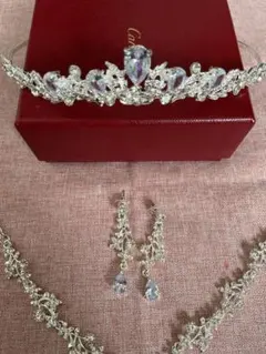 ウェディング　3点セット　アクセサリー