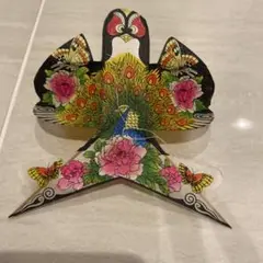 孔雀デザインのペーパークラフト　中国工芸品
