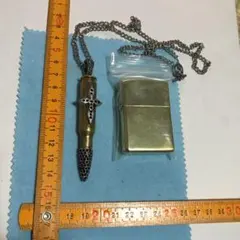 弾丸 ネックレス クロス 十字架 クリスタル B4 トップ