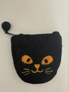 【値下げ！】猫　ポーチ　黒猫