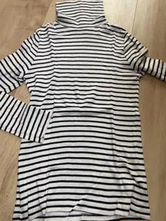 タートルネック ニット ボーダー 韓国