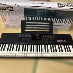 【美品】 ロックジャム 61鍵 電子 キーボード RJ361 電子ピアノ Amazon.co.jp: RockJam 61鍵 電子キーボード RJ361 【電源