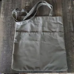 GLOBAL WORK エコバッグ オリーブグリーン