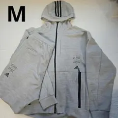 adidas スリーストライプ パーカージョガーパンツセット M