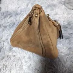 フリンジバッグ　ベージュ