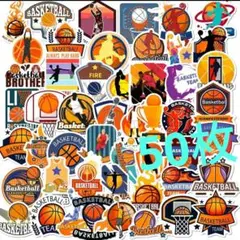 バスケットボール　ステッカー 【50枚】バスケ　NBA　スポ少　球技　ダンク ④