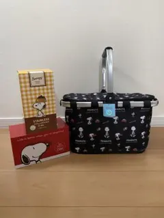 スヌーピー まとめ売り 折りたたみ保温冷バスケット ランチボックス 3Dマグ