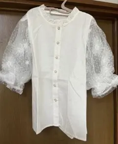 フラワースリーブブラウス⭐︎ Emsexcite レトロガール