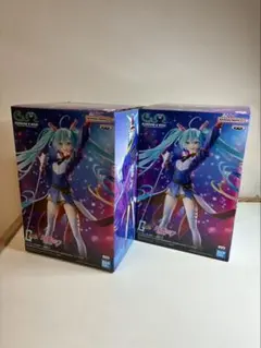 ガンダム　45周年×初音ミク　フィギュア 2個セット