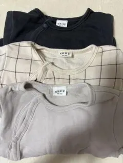 chill2 ロンパース 3色セット 60〜70サイズ　長袖