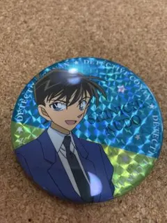 名探偵コナン　ホログラム缶バッジ　工藤新一