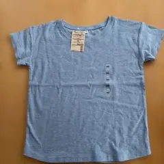 MUJI 無印良品 ドロップショルダーTシャツ 140のサムネイル