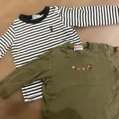 mikiHOUSE 長袖Tシャツ 90サイズ 2枚セット