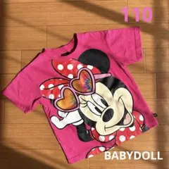 BABYDOLL ミニーTシャツ【110cm】美品