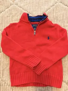 Polo Ralph Lauren 赤 ジッパーセーター 4歳サイズ