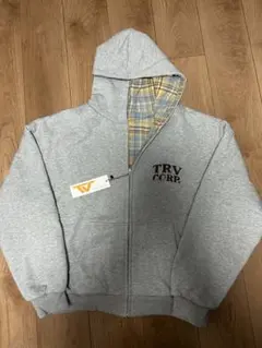 TrendVisionReversible Flannel Zip-Hoodie