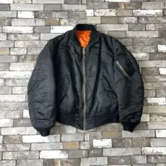 【米軍実物】90s type MA-1 フライトジャケット ORCHARD 米軍実物】90s type MA-1 フライトジャケット ORCHARD - メルカリ