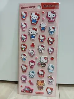 ハローキティ　ぷっくりシール(まとめ買いお値引きあり)