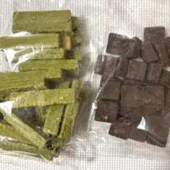 平塚製菓アウトレット　クランチチョコ(芋けんぴ)＆コーティングウエハース　2袋のサムネイル