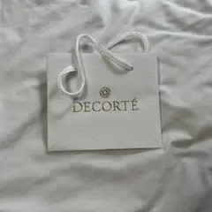 DECORTÉ 小型ショップ袋 ホワイト