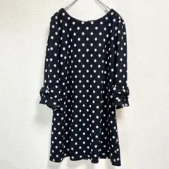 【美品】 Rose Tiara ローズティアラ チュニック ワンピース 水玉