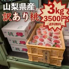 山梨県産　訳あり桃　3㎏！のサムネイル