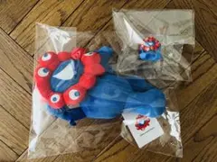 【2点セット】ミャクミャクくじ3等ぬいぐるみ・ミャクミャクマグネット