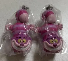 ディズニーキャラクター　カラーコレクションチャーム　パープル　チェシャ猫　2個