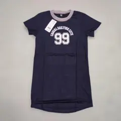ヒラキ 半袖 Tシャツ 99ロゴ ネイビー 130cmのサムネイル