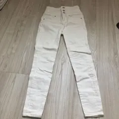 AZUL by MOUSSY ホワイト スキニーデニム S