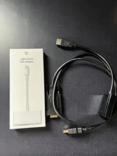 アップルライトニングケーブル【純正】ケーブル付き