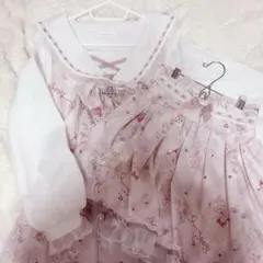 LIZLISA Sewing Bear柄セットアップ ピンク