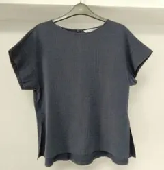 23区　シアサッカー半袖トップス　size 44　日本製