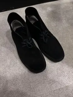 クラークス　ブラック スエード チャッカブーツ　美品箱付き