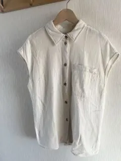 MSCH COPENHAGEN デンマーク ノースリーブシャツ リネン コットン