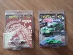 プロテクター付】箱配送 ホットウィール ゴジラ スカイライン GT-R