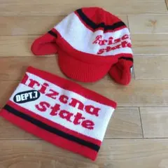 子供用　防寒　ニット帽　ネックウォーマー