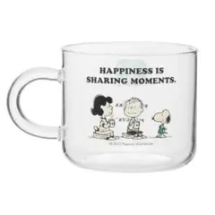 スタバ　スヌーピー 耐熱グラスマグ　355ml