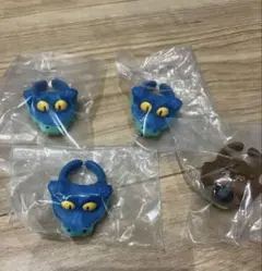 ズートピア２　ファッションリング ガチャ　ゲイリー✖️3 、ニブルズ✖️1