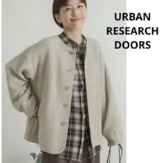 URBAN RESEARCH DOORS キルトノーカラージャケット