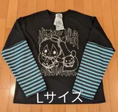 夏休みセール　初音ミク　シナモロール　サンリオ　ボカロ　コラボ　長袖　ロンT　Lのサムネイル