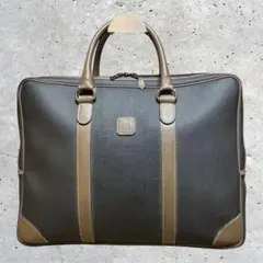 美品　ダンヒル　ビジネスバッグ　ブリーフケース　PVC グレー　ブラウン　茶