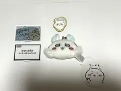 モモンガ3点セット　まじかるちいかわ　ミニがま口　ウッドバッジ