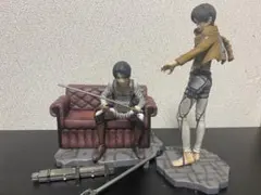 進撃の巨人 一番くじ 自由への進撃 フィギュア リヴァイ エレン 箱無し