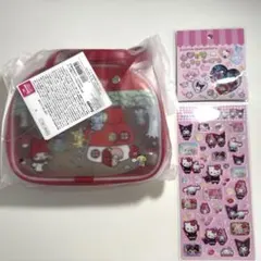 マイメロディーポーチとシールセット